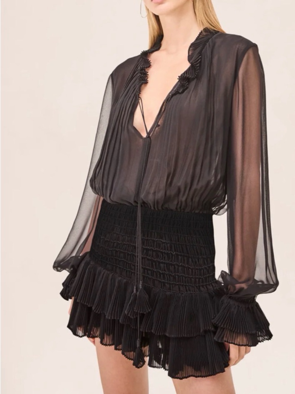 ALEXIS SICILY DRESS BLACK